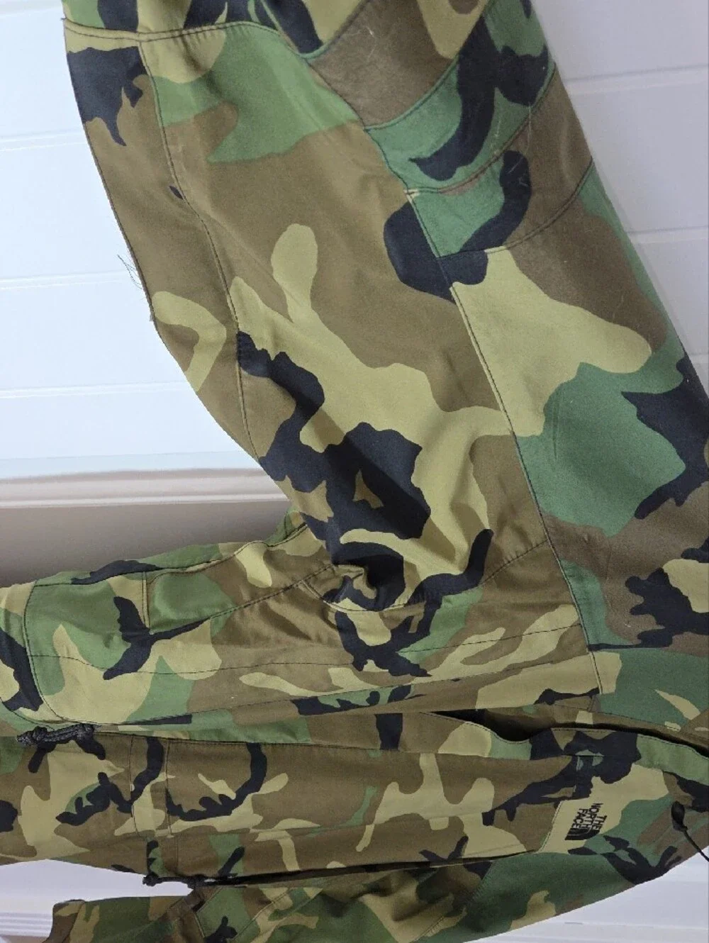 The North Face Camouflage Shell Jacket - Green, Tan & Navy